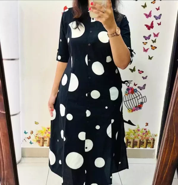 Girl wearing a Royal Jaipur Printed Cotton Cord Set – Full Length Ethnic Co-Ord Suit from dailyimprovise